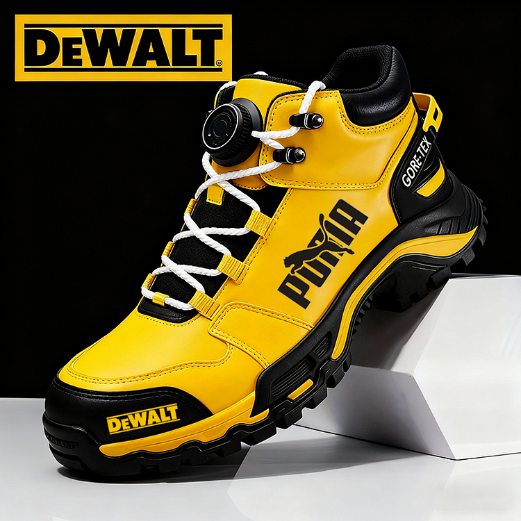 Work and hiking shoes from the brands PUMA® and DEWALT